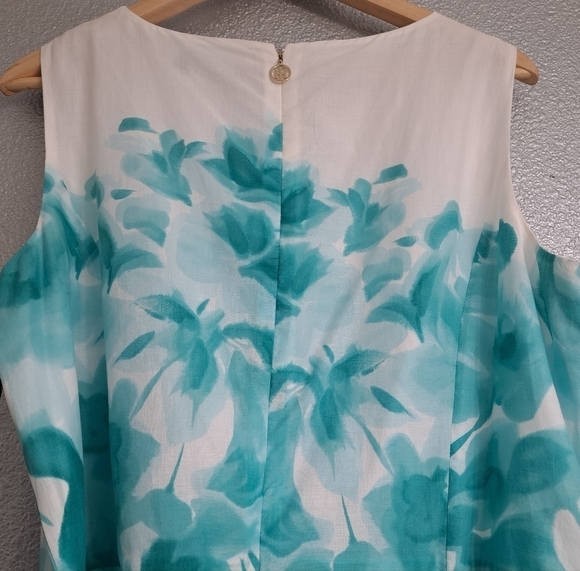 NWT Tommy Hilfiger Water Color Floral Dress Size 14 - Picture 11 of 14